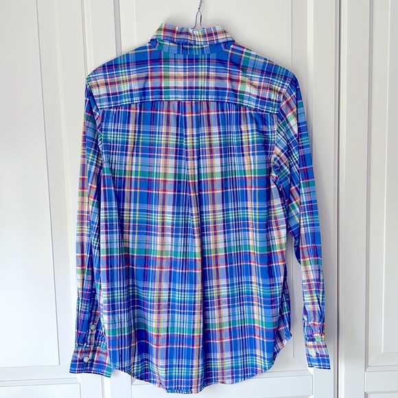 RALPH LAUREN Large (14-16) Boys. 100% Cotton Button Down Stripes Year Round. - Picture 4 of 4